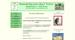 Desktop Screenshot of naturheilpraxis-vetter.de